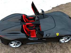 Ferrari Monza SP2 2019 3D Model