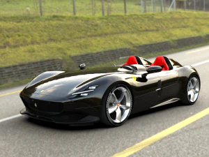 Ferrari Monza SP2 2019 3D Model