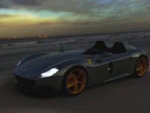 Ferrari Monza SP2 2019 3D Model