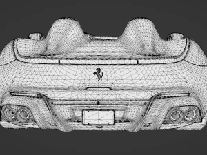 Ferrari Monza SP2 2019 3D Model