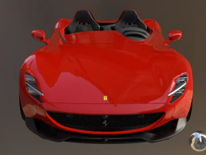 Ferrari Monza SP2 2019 3D Model