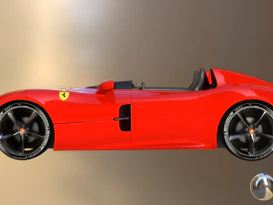 Ferrari Monza SP2 2019 3D Model