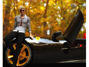 Ferrari Monza SP2 2019 for Daz Studio Modèle 3D