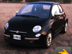 Fiat 500 2012 3Dモデル