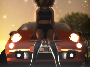 Fiat 500 2012 3D Model
