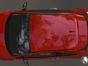 Fiat 500 2012 3D Model