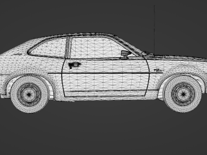 Pinto 1973 3D Model