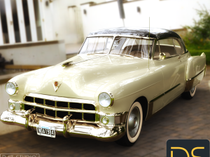 Cadillac Coupe DeVille 1949 for Daz Studio Modello 3D