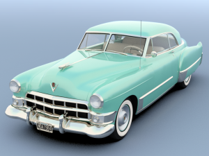 Cadillac Coupe DeVille 1949 for Daz Studio Model 3D