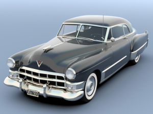 Cadillac Coupe DeVille 1949 for Daz Studio Model 3D