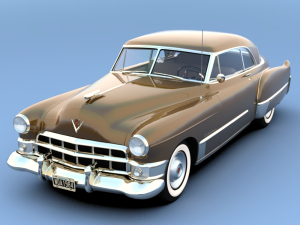 Cadillac Coupe DeVille 1949 for Daz Studio Model 3D