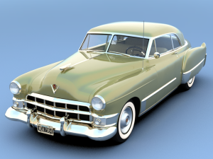Cadillac Coupe DeVille 1949 for Daz Studio Model 3D