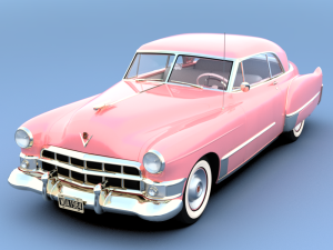 Cadillac Coupe DeVille 1949 for Daz Studio Model 3D