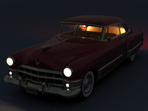 Cadillac Coupe DeVille 1949 for Daz Studio Model 3D