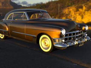 Cadillac Coupe DeVille 1949 for Daz Studio Model 3D