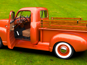 Chevy Pickup style 1951 for Daz Studio Modelo 3D