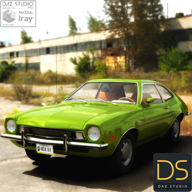Pinto 1973 for Daz Studio Modelo 3D .c4d .max .obj .3ds .fbx .stl .blend 