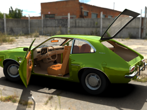 Pinto 1973 for Daz Studio Modelo 3D