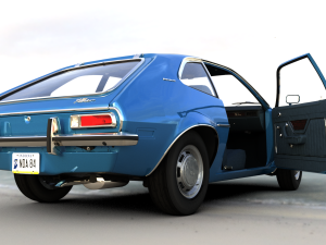 Pinto 1973 for Daz Studio Modelo 3D