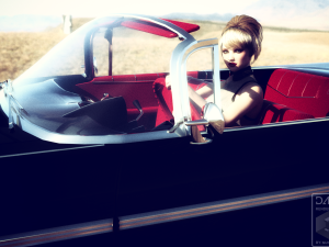 Chevrolet Impala Convertible 1959 for DAZ Studio 3D Модель