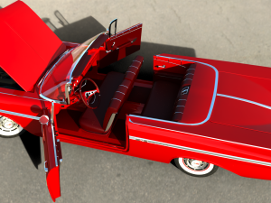 Chevrolet Impala Convertible 1959 3D Model