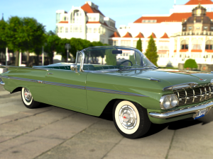Chevrolet Impala Convertible 1959 3D Model