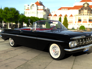 Chevrolet Impala Convertible 1959 3D Model