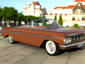 Chevrolet Impala Convertible 1959 3D Model