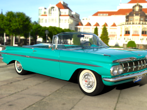 Chevrolet Impala Convertible 1959 3D Model
