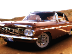 Chevrolet Impala Convertible 1959 3D Model