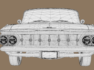 Chevrolet Impala Convertible 1959 3D Model