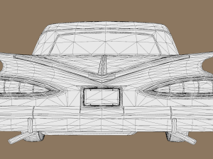 Chevrolet Impala Convertible 1959 3D Model