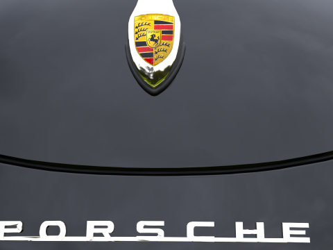 Porsche 356A Speedster 1957 3D Model