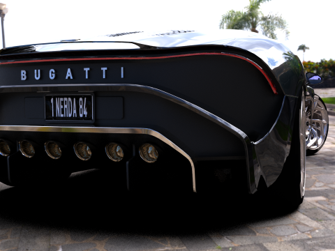 Bugatti La Voiture Noire 2020 3D-Modell