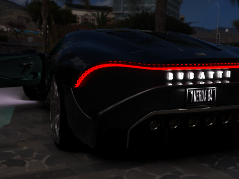 Bugatti La Voiture Noire 2020 3D-Modell