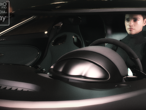 Bugatti La Voiture Noire 2020 3D-Modell