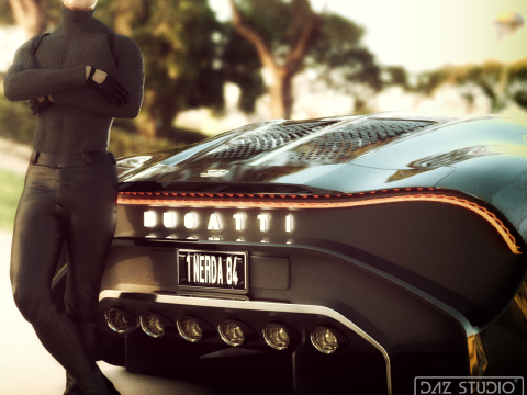 Bugatti La Voiture Noire 2020 3D-Modell