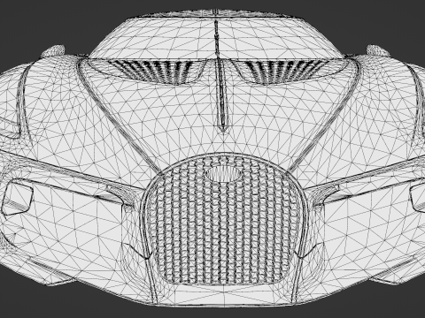 Bugatti La Voiture Noire 2020 3D-Modell