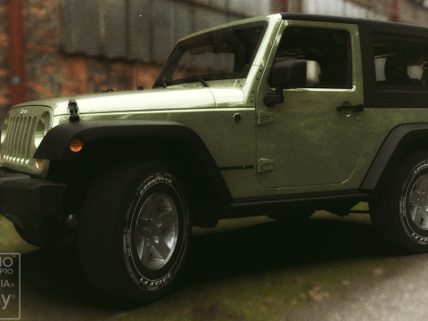 Jeep Wrangler 2012 3D Model