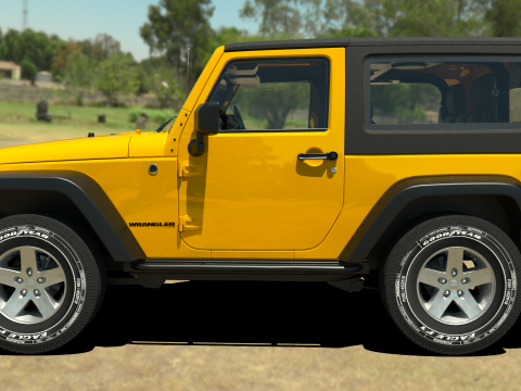 Jeep Wrangler 2012 3D Model