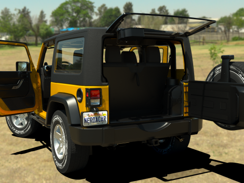Jeep Wrangler 2012 3D Model