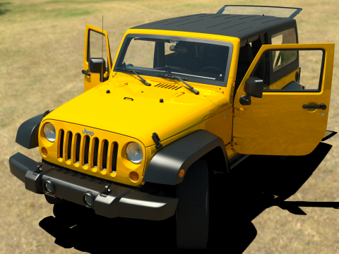 Jeep Wrangler 2012 3D Model