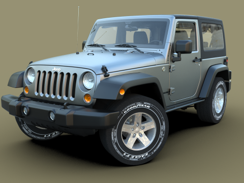 Jeep Wrangler 2012 3D Model