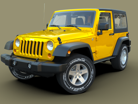 Jeep Wrangler 2012 3D Model
