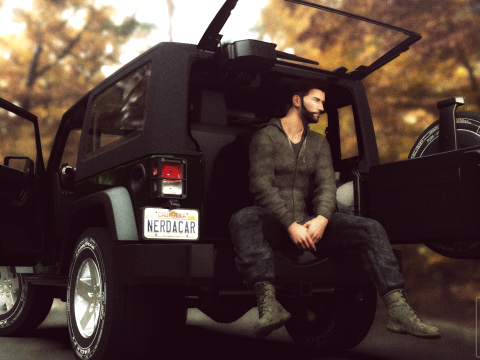 Jeep Wrangler 2012 3D Model