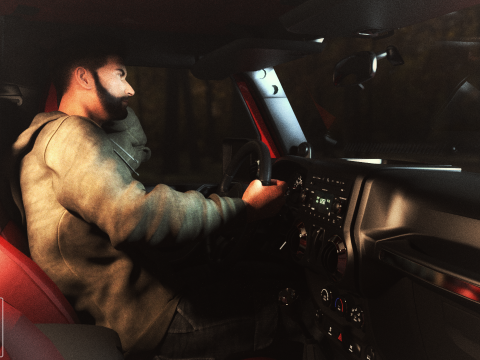 Jeep Wrangler 2012 3D Model