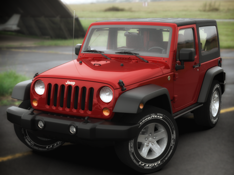 Jeep Wrangler 2012 3D Model