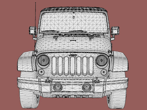 Jeep Wrangler 2012 3D Model