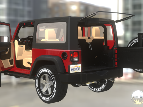Jeep Wrangler 2012 3D Model
