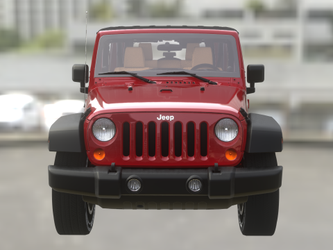 Jeep Wrangler 2012 3D Model